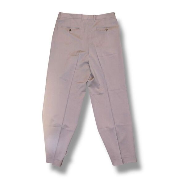 Luciano Carreli Angelico Super 130s Dress Pleated Trouser Pants 34/30 - Picture 8 of 10